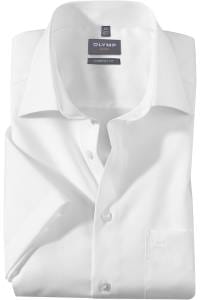 OLYMP Luxor Comfort Fit Hemd weiss, Einfarbig