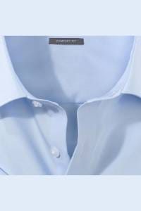 OLYMP Luxor Comfort Fit Hemd blau, Einfarbig