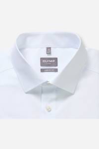 OLYMP Luxor Comfort Fit Hemd weiss, Einfarbig