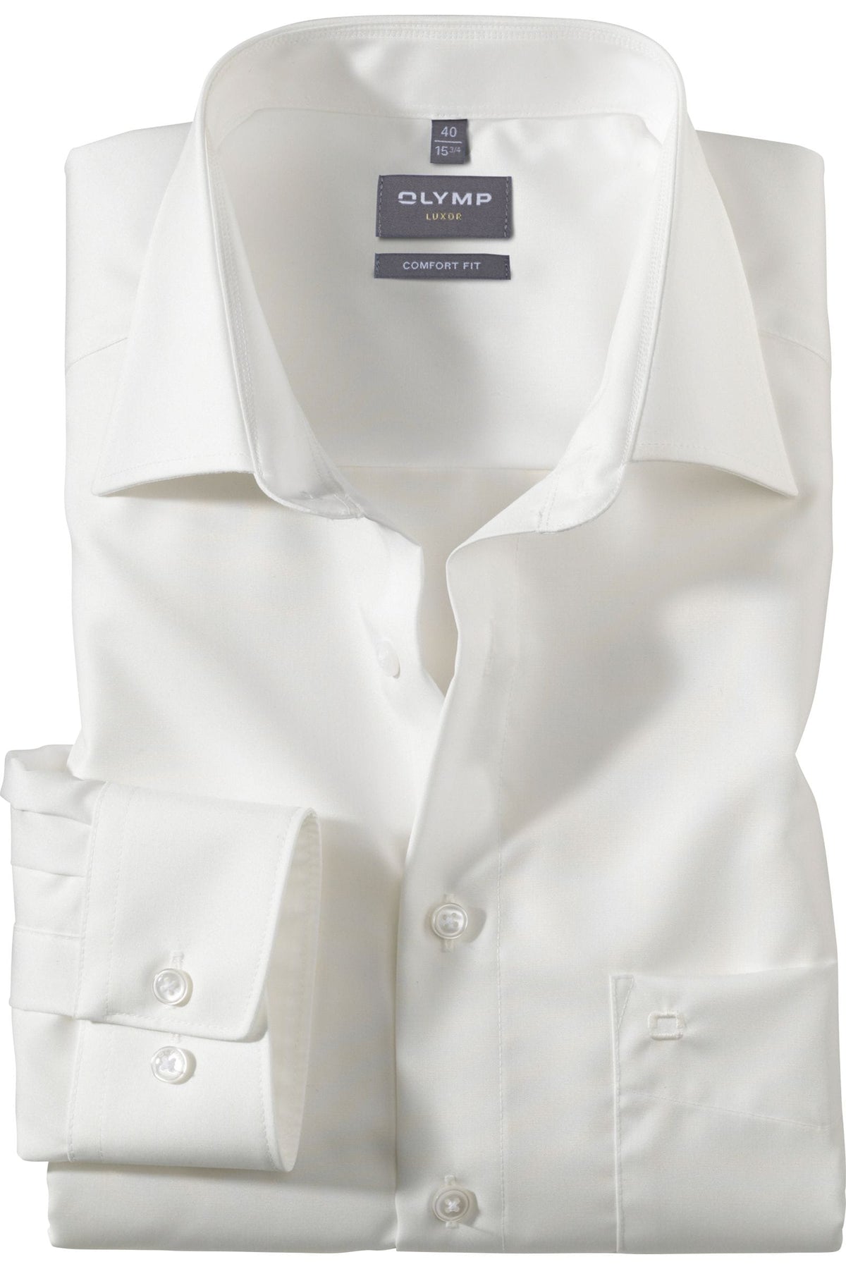 OLYMP Luxor Comfort Fit Hemd beige, Einfarbig
