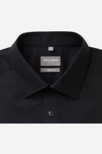OLYMP Luxor Comfort Fit Hemd schwarz, Einfarbig