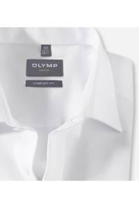 OLYMP Luxor Comfort Fit Galahemd weiss, Einfarbig