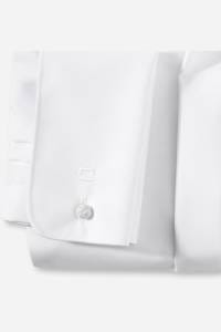 OLYMP Luxor Comfort Fit Galahemd weiss, Einfarbig