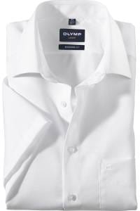 OLYMP Luxor Modern Fit Hemd weiss, Einfarbig