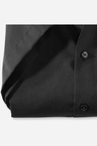 OLYMP Luxor Modern Fit Hemd schwarz, Einfarbig