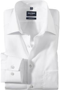 OLYMP Luxor Modern Fit Hemd weiss, Einfarbig