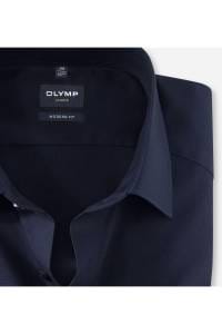OLYMP Luxor Modern Fit Hemd kobalt, Einfarbig