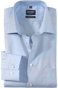 OLYMP Luxor Modern Fit Hemd blau, Einfarbig