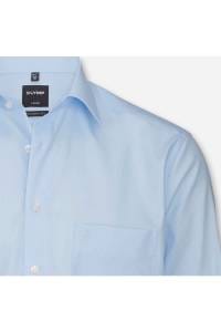 OLYMP Luxor Modern Fit Hemd blau, Einfarbig