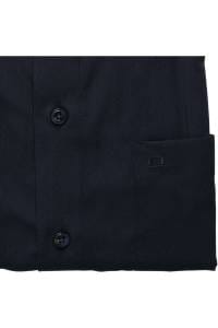 OLYMP Luxor Modern Fit Hemd marine, Einfarbig