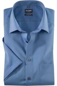 OLYMP Luxor Modern Fit Hemd blau, Einfarbig