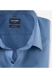 OLYMP Luxor Modern Fit Hemd blau, Einfarbig