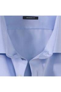 OLYMP Luxor Modern Fit Hemd bleu, Einfarbig