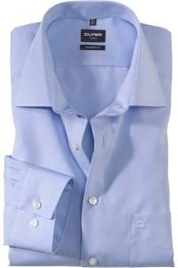 OLYMP Luxor Modern Fit Hemd bleu, Einfarbig