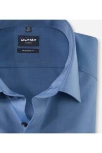 OLYMP Luxor Modern Fit Hemd blau, Einfarbig