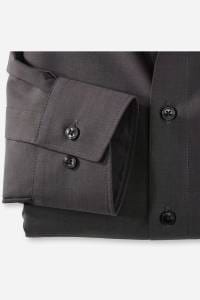 OLYMP Luxor Modern Fit Hemd anthrazit, Einfarbig
