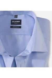 OLYMP Luxor Modern Fit Hemd bleu, Einfarbig
