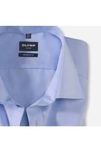 OLYMP Luxor Modern Fit Hemd bleu, Einfarbig