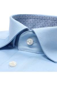 OLYMP Luxor Modern Fit Hemd bleu, Einfarbig
