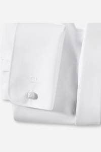 OLYMP Luxor Modern Fit Galahemd weiss, Einfarbig