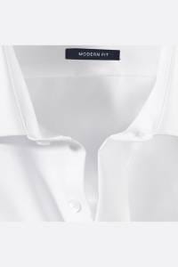 OLYMP Luxor Modern Fit Galahemd weiss, Einfarbig