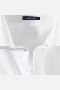 OLYMP Luxor Modern Fit Galahemd weiss, Einfarbig