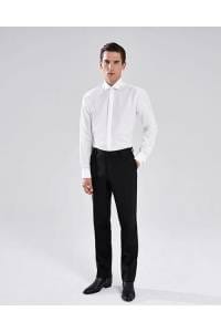 OLYMP Luxor Modern Fit Galahemd weiss, Einfarbig