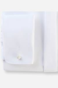 OLYMP Luxor Modern Fit Galahemd weiss, Einfarbig