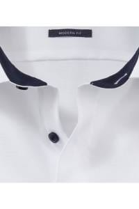OLYMP Luxor Modern Fit Hemd weiss, Einfarbig