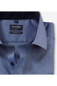 OLYMP Luxor Modern Fit Hemd marine, Gemustert