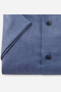 OLYMP Luxor Modern Fit Hemd marine, Gemustert