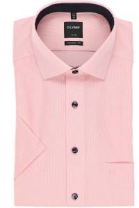 OLYMP Luxor Modern Fit Hemd rose, Einfarbig