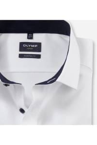 OLYMP Luxor Modern Fit Hemd weiss, Einfarbig