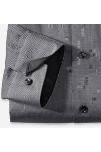 OLYMP Luxor Modern Fit Hemd schwarz, Einfarbig
