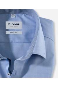 OLYMP Level Five Body Fit Hemd hellblau, Gestreift