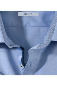 OLYMP Level Five Body Fit Hemd hellblau, Gestreift