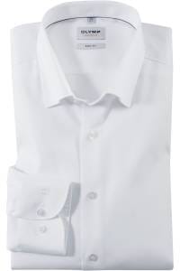 OLYMP Level Five Body Fit Hemd weiss, Faux-uni
