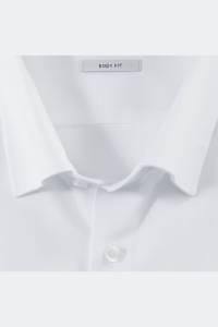 OLYMP Level Five Body Fit Hemd weiss, Faux-uni