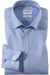 OLYMP Level Five Body Fit Hemd blau, Faux-uni