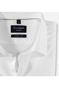 OLYMP No. Six Super Slim Hemd weiss, Einfarbig