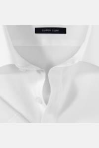 OLYMP No. Six Super Slim Hemd weiss, Einfarbig