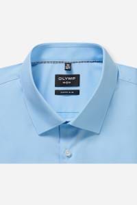 OLYMP No. Six Super Slim Hemd hellblau, Einfarbig
