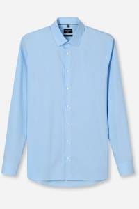 OLYMP No. Six Super Slim Hemd hellblau, Einfarbig