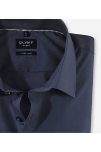 OLYMP No. Six Super Slim Hemd marine, Einfarbig