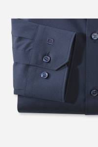 OLYMP No. Six Super Slim Hemd marine, Einfarbig