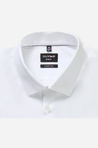 OLYMP No. Six Super Slim Hemd weiss, Einfarbig
