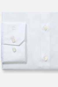 OLYMP No. Six Super Slim Hemd weiss, Einfarbig