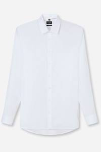 OLYMP No. Six Super Slim Hemd weiss, Einfarbig