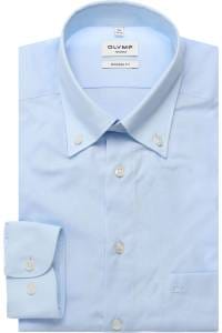 OLYMP Tendenz Modern Fit Hemd bleu, Einfarbig