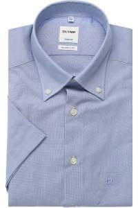 OLYMP Tendenz Modern Fit Hemd bleu, Einfarbig
